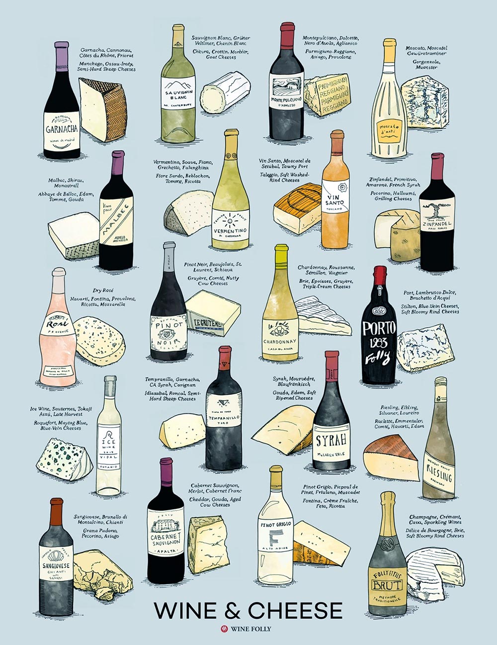 wine and cheese