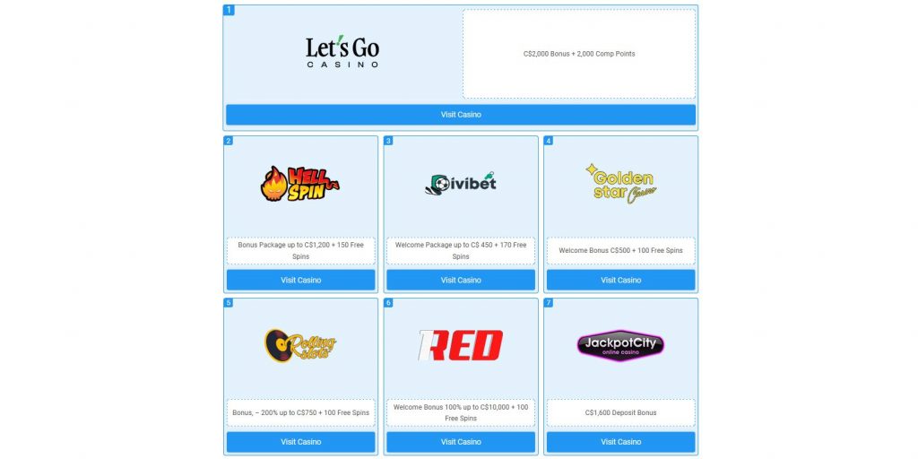 casinos logos on vec.ca